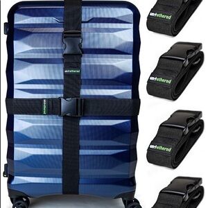 4-Pack Luggage Straps |Keep Your Suitcase Secure